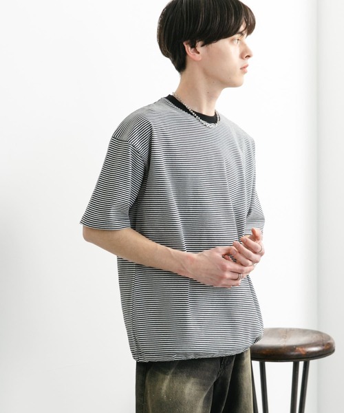 SENSE OF PLACE by URBAN RESEARCH（センスオブプレイスバイアーバンリサーチ）の「『ユニセックス』アソートドローコードショートスリーブTシャツ（Tシャツ/カットソー・メンズ・ブラック/ブラック系その他/グリーン/ブラウン/ホワイト/ライトブラウン/グリーン系その他・LARGE/MEDIUM）」の21枚目の写真