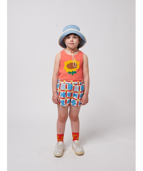 BOBO CHOSES（ボボショーズ）の「Sunflower tank top（タンクトップ・キッズ・オレンジ・110/120/130）」の3枚目の写真