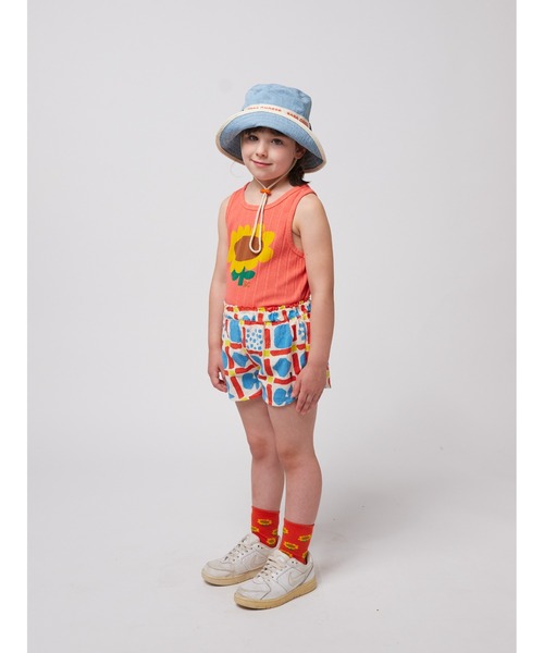 BOBO CHOSES（ボボショーズ）の「Sunflower tank top（タンクトップ・キッズ・オレンジ・110/120/130）」の2枚目の写真