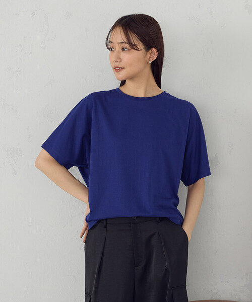 COMME CA ISM(コムサイズム)の「日本の色 Tシャツ "夜明けの海”(Tシャツ/カットソー・レディース・ブルー/マスタード/チャコール/アイボリー・LARGE/MEDIUM/SMALL)」の11枚目の写真