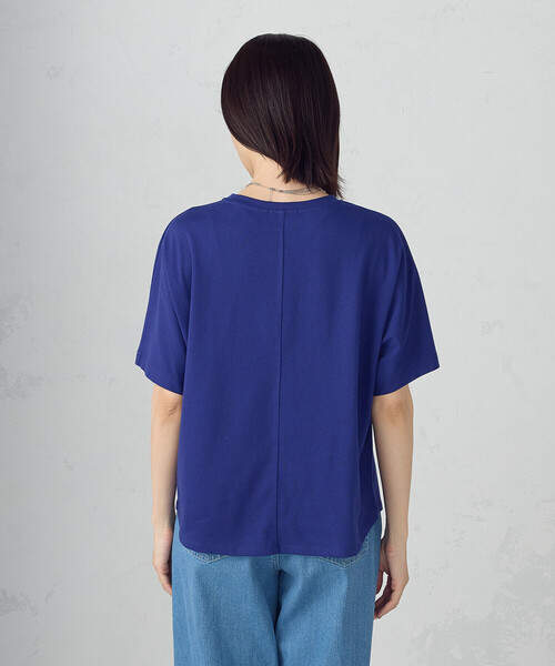 COMME CA ISM(コムサイズム)の「日本の色 Tシャツ "夜明けの海”(Tシャツ/カットソー・レディース・ブルー/マスタード/チャコール/アイボリー・LARGE/MEDIUM/SMALL)」の22枚目の写真