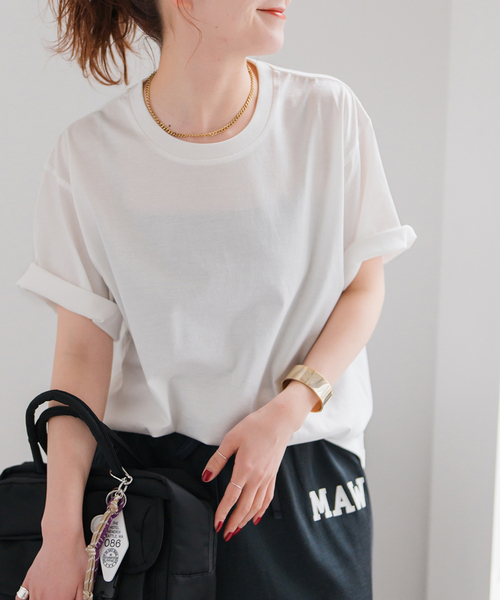 ファインコットンルーズTシャツ（Tシャツ/カットソー）｜Spick