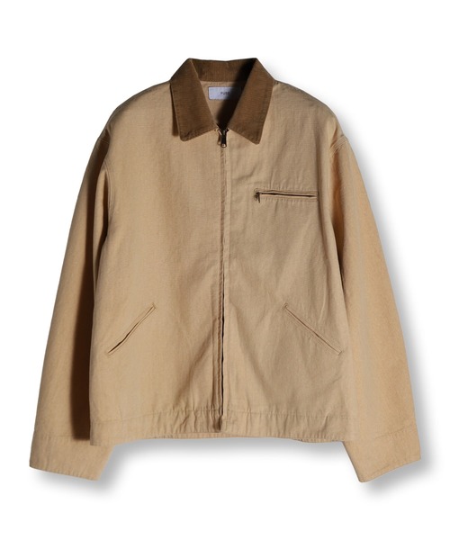 FUSE(フューズ)の「デトロイトジャケット(ブルゾン・メンズ・ベージュ/ブラック/ブルー・02/03)」の1枚目の写真