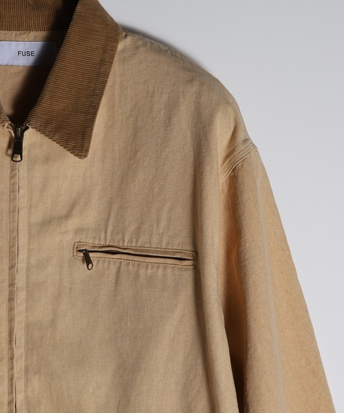 FUSE(フューズ)の「デトロイトジャケット(ブルゾン・メンズ・ベージュ/ブラック/ブルー・02/03)」の5枚目の写真