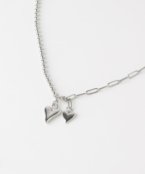 SMELLY（スメリー）の「ハートトップキリカエチェーンネックレス（ネックレス・レディース・シルバー・-）」の7枚目の写真