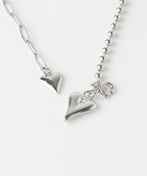 SMELLY（スメリー）の「ハートトップキリカエチェーンネックレス（ネックレス・レディース・シルバー・-）」の10枚目の写真