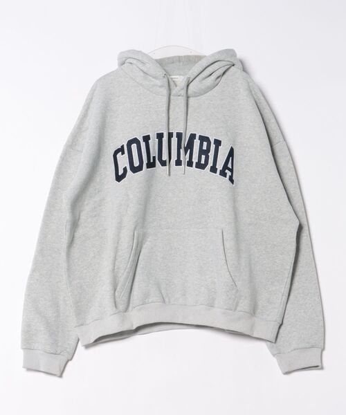 CERCA(チェルカ)の「【NOWLE】COLUMBIA ワッペン刺繍 裏起毛 プルオーバー パーカー(パーカー・メンズ・ネイビー/グレー・LARGE/X-LARGE/MEDIUM)」の2枚目の写真