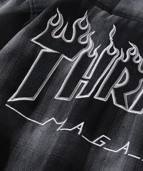 THRASHER（スラッシャー）の「【THRASHER/スラッシャー】ダメージチェック半袖シャツ（シャツ/ブラウス・メンズ・ブラウン/ホワイト/ブラック・XL/L/M）」の19枚目の写真