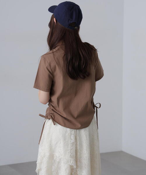 FREE'S MART（フリーズマート）の「◆ドロストチェックシャツ（シャツ/ブラウス・レディース・グレー系その他/ブルー系その他/ホワイト/ブラウン・FREE）」の11枚目の写真