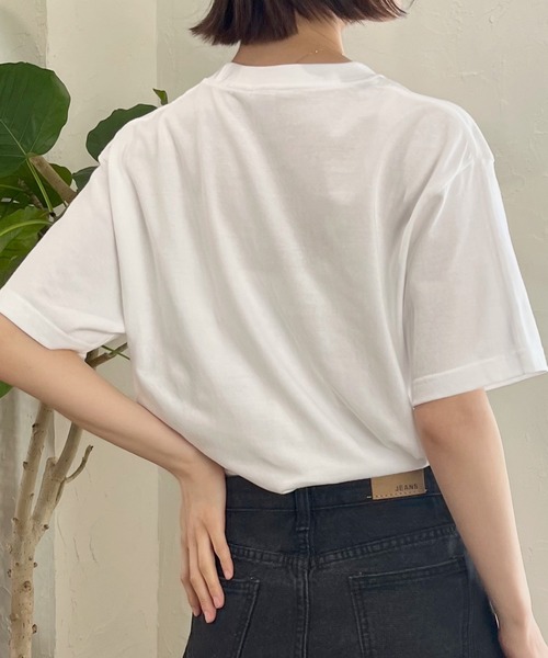 spiritoso(スピリトーゾ)の「【spiritoso】シンプルロゴアソートTシャツ(CP)(Tシャツ/カットソー・レディース・ホワイト/ホワイト×グレー/ブラック/ホワイト×ブラック/ホワイト系1/ホワイト系2/ホワイト×レッド・L/M)」の18枚目の写真