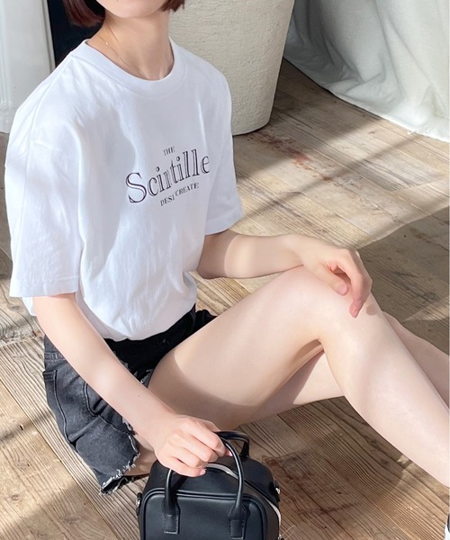 spiritoso(スピリトーゾ)の「【spiritoso】シンプルロゴアソートTシャツ(CP)(Tシャツ/カットソー・レディース・ホワイト/ホワイト×グレー/ブラック/ホワイト×ブラック/ホワイト系1/ホワイト系2/ホワイト×レッド・L/M)」の21枚目の写真