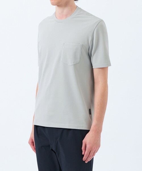 MACKINTOSH PHILOSOPHY(マッキントッシュ フィロソフィー)の「【TROTTER with MOONRAKERS 】 トロッター Tシャツ ムーンテックジャージー(Tシャツ/カットソー・メンズ・グレー系その他2/ダークネイビー/ブラック/ホワイト・40/38/42)」の10枚目の写真