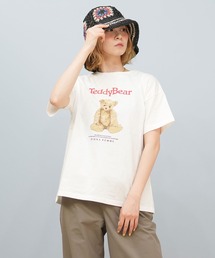 RIKKA FEMME/リッカファム テディベアTシャツ/ゆったりサイズ RF25HS01