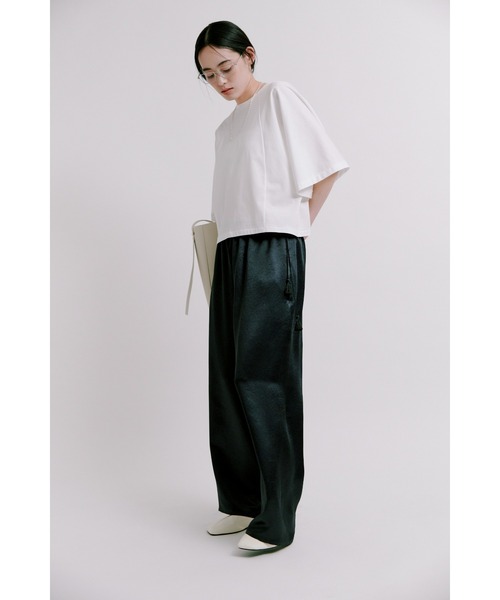 MIESROHE ミースロエ　強撚ワイドカットＴＯＰＳ セール】強撚ﾜｲﾄﾞｶｯﾄTOPS（Tシャツ/カットソー）｜MIESROHE
