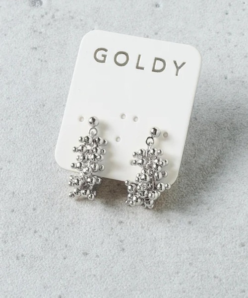 GOLDY(ゴールディ)の「【GOLDY】アッセンブル メタル ボール ピアス 1240704(ピアス(両耳用)・レディース・シルバー/ゴールド/シルバー系1/ゴールド系その他・FREE)」の8枚目の写真