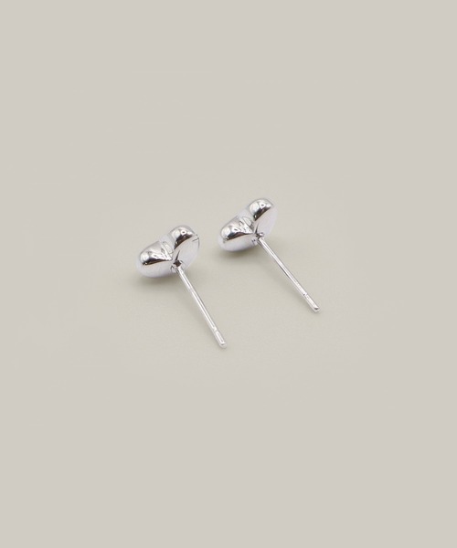 VATSURICA(バツリカ)の「〈VATSURICA〉金属アレルギー対応 / ステンレス / キュービックジルコニア ハート ピアス(ピアス(両耳用)・レディース・ライトグリーン/ブラック・FREE)」の6枚目の写真