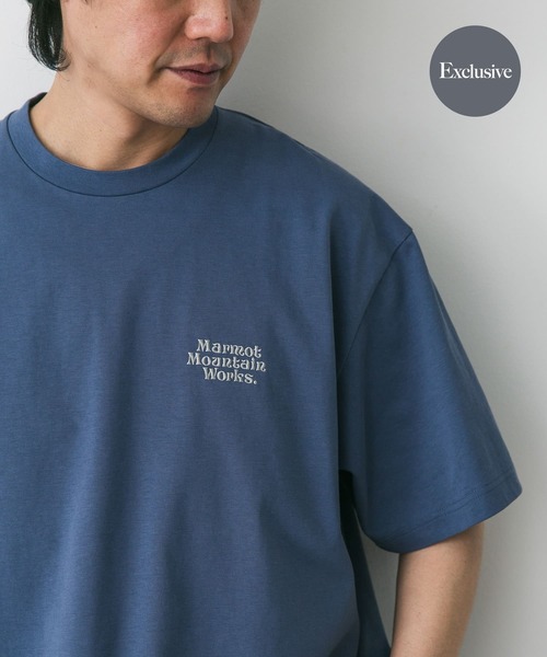 MARMOT(マーモット)の「『別注』Marmot×DOORS MMW Short-Sleeve T-shirts(Tシャツ/カットソー・メンズ・ブルー/ブラック/ホワイト/グレー・X-LARGE/LARGE/MEDIUM)」の4枚目の写真