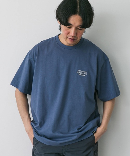MARMOT(マーモット)の「『別注』Marmot×DOORS MMW Short-Sleeve T-shirts(Tシャツ/カットソー・メンズ・ブルー/ブラック/ホワイト/グレー・X-LARGE/LARGE/MEDIUM)」の21枚目の写真