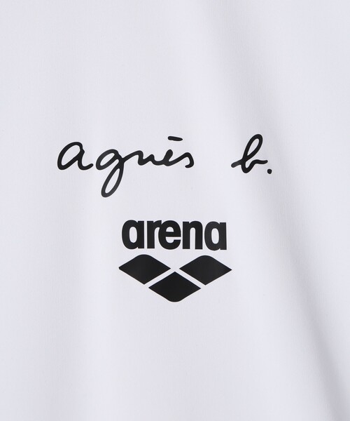agnes b.（アニエスベー）の「agnes b. x arena 半袖 Tシャツ（Tシャツ/カットソー・レディース・ホワイト・SMALL/MEDIUM/LARGE/X-LARGE）」の7枚目の写真