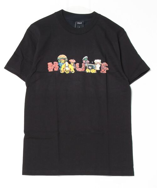 関税込み♪【HUF】Havecooth ロゴ入り★Tシャツ HUF SET BOX LOGO POCKET TEE / HUF ハフ Tシャツ 半袖（Tシャツ