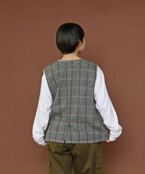 BRUNA BOINNEソルトチェックベスト　チェック柄ベスト サイズ1 BRUNA BOINNEソルトチェックベスト チェック柄ベスト サイズ1