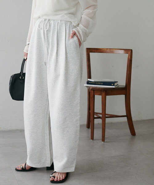 DISCOAT（ディスコート）の「キレイメスウェットタックパンツ（その他パンツ・レディース・オフホワイト/ライトグレー・LARGE/SMALL/MEDIUM）」の12枚目の写真