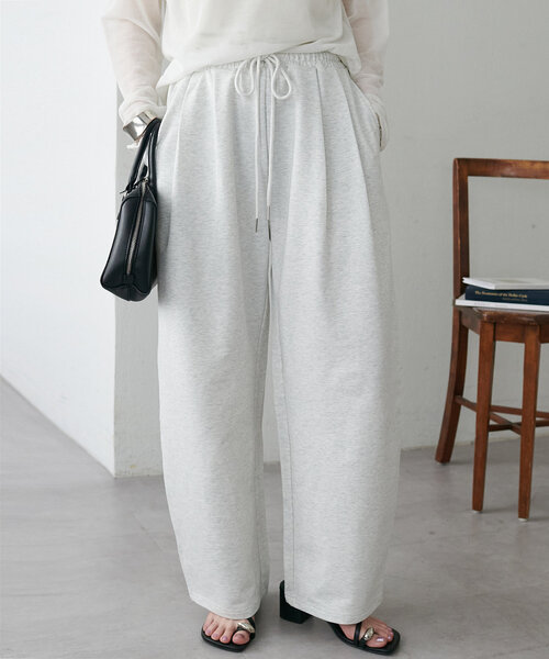 DISCOAT（ディスコート）の「キレイメスウェットタックパンツ（その他パンツ・レディース・オフホワイト/ライトグレー・LARGE/SMALL/MEDIUM）」の13枚目の写真