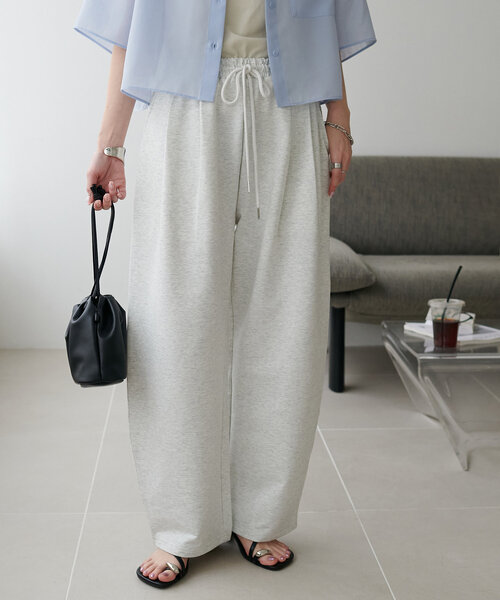 DISCOAT（ディスコート）の「キレイメスウェットタックパンツ（その他パンツ・レディース・オフホワイト/ライトグレー・LARGE/SMALL/MEDIUM）」の19枚目の写真
