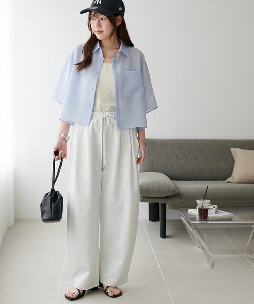 DISCOAT（ディスコート）の「キレイメスウェットタックパンツ（その他パンツ・レディース・オフホワイト/ライトグレー・LARGE/SMALL/MEDIUM）」の20枚目の写真