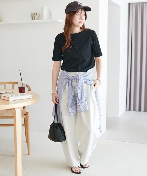 DISCOAT（ディスコート）の「キレイメスウェットタックパンツ（その他パンツ・レディース・オフホワイト/ライトグレー・LARGE/SMALL/MEDIUM）」の21枚目の写真