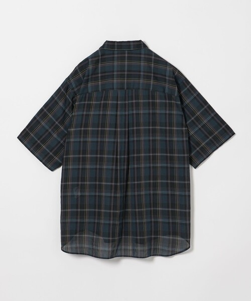 ＜Steven Alan＞ シアー マドラスチェック レギュラーカラー シャツ STEVEN ALAN シャツ 「Steven Alan」 シアー マドラスチェック