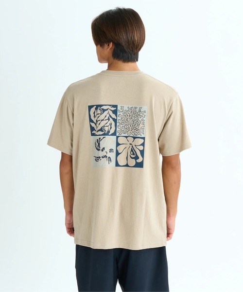 Quiksilver(クイックシルバー)の「EVO INTERCONNECTED S /クイックシルバーレギュラーフィットバックプリント半袖Tシャツ(Tシャツ/カットソー・メンズ・カーキ/ブラック/インディゴブルー/ホワイト・X-LARGE/LARGE/MEDIUM)」の4枚目の写真
