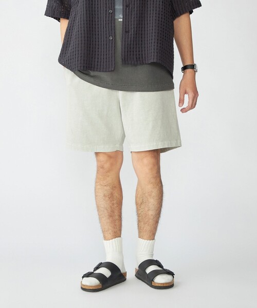 SHIPS(シップス)の「SHIPS: ピグメント ジャージー ショーツ(その他パンツ・メンズ・ネイビー/ダークグレー/ナチュラル・LARGE/MEDIUM)」の2枚目の写真