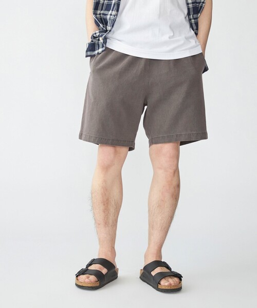 SHIPS(シップス)の「SHIPS: ピグメント ジャージー ショーツ(その他パンツ・メンズ・ネイビー/ダークグレー/ナチュラル・LARGE/MEDIUM)」の1枚目の写真