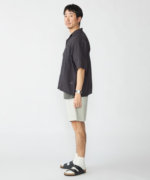 SHIPS(シップス)の「SHIPS: ピグメント ジャージー ショーツ(その他パンツ・メンズ・ネイビー/ダークグレー/ナチュラル・LARGE/MEDIUM)」の7枚目の写真