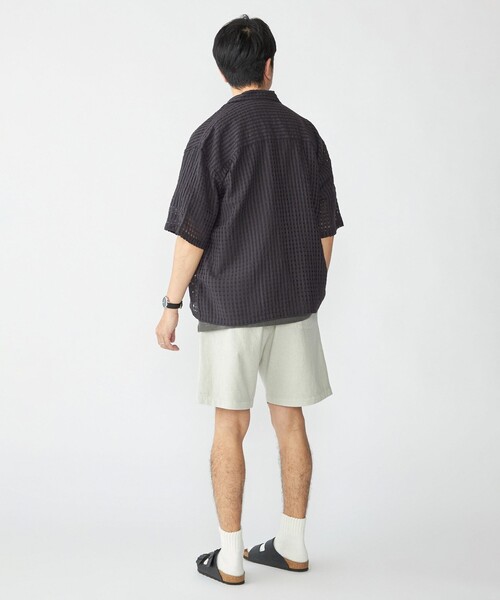 SHIPS(シップス)の「SHIPS: ピグメント ジャージー ショーツ(その他パンツ・メンズ・ネイビー/ダークグレー/ナチュラル・LARGE/MEDIUM)」の8枚目の写真