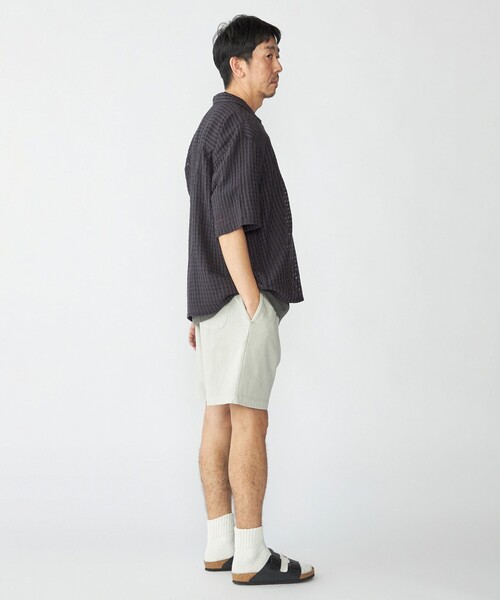 SHIPS(シップス)の「SHIPS: ピグメント ジャージー ショーツ(その他パンツ・メンズ・ネイビー/ダークグレー/ナチュラル・LARGE/MEDIUM)」の10枚目の写真