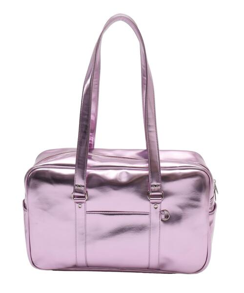 WEGO（ウィゴー）の「WEGO/デザインスクールバッグ（トートバッグ・レディース・その他1/その他2/その他3/ピンク/シルバー・FREE）」の12枚目の写真