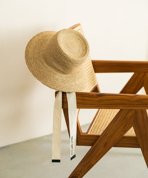 studio CLIP（スタディオクリップ）の「ラフィアブレードハット（ハット・レディース・ベージュ/ナチュラル・FREE）」の4枚目の写真