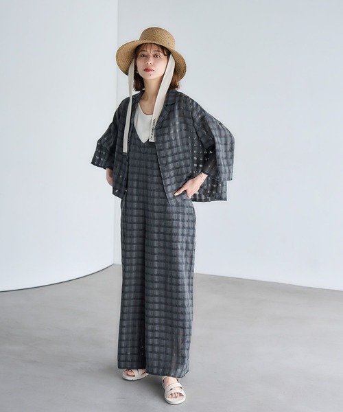 studio CLIP（スタディオクリップ）の「ラフィアブレードハット（ハット・レディース・ベージュ/ナチュラル・FREE）」の13枚目の写真