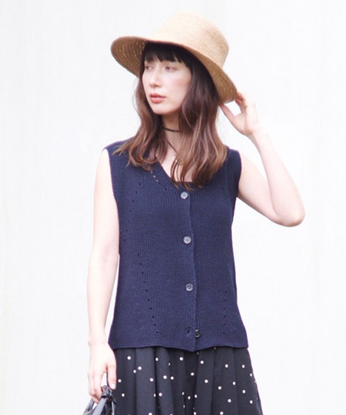 studio CLIP（スタディオクリップ）の「ラフィアブレードハット（ハット・レディース・ベージュ/ナチュラル・FREE）」の17枚目の写真