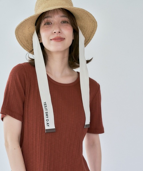 studio CLIP（スタディオクリップ）の「ラフィアブレードハット（ハット・レディース・ベージュ/ナチュラル・FREE）」の21枚目の写真