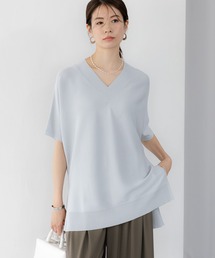 ＜WEB限定｜第三弾ニット＞華奢見えドルマンＶネックニット/492597