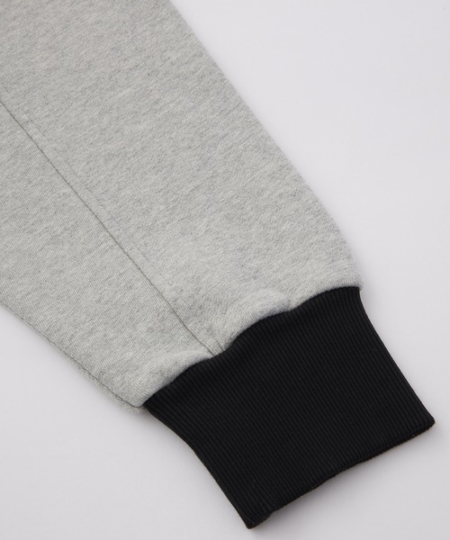 X-girl(エックスガール)の「ZIP UP SWEAT BLOUSON(スウェット・レディース・アッシュ/チャコール・S/M)」の7枚目の写真