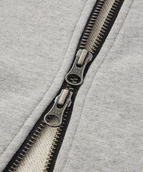 X-girl(エックスガール)の「ZIP UP SWEAT BLOUSON(スウェット・レディース・アッシュ/チャコール・S/M)」の8枚目の写真