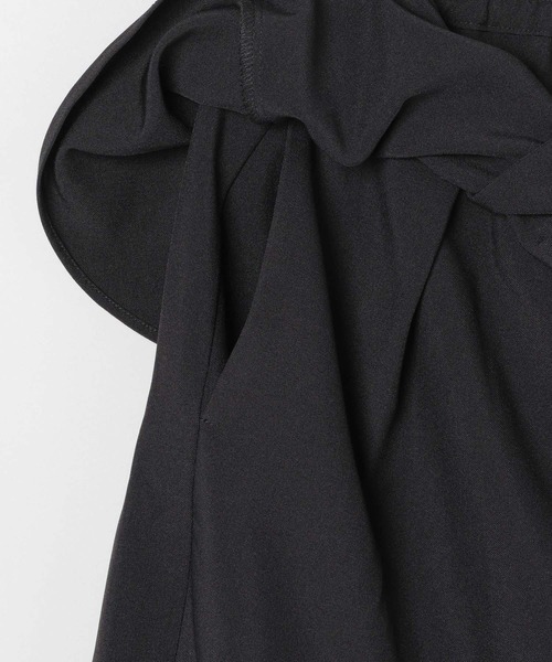 eL(エル)の「【eL】Frill Easy Pants/498733(その他パンツ・レディース・ブラウン/ブラック・FREE)」の5枚目の写真