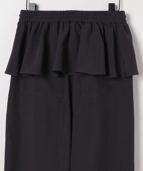 eL(エル)の「【eL】Frill Easy Pants/498733(その他パンツ・レディース・ブラウン/ブラック・FREE)」の7枚目の写真