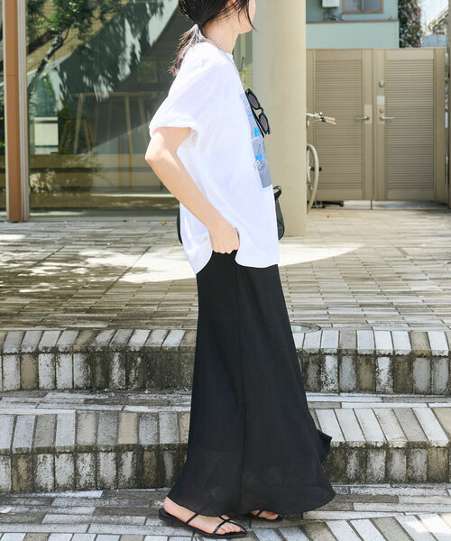 RIVE DROITE(リヴドロワ)の「【こなれ感◎】PhotoTee(Tシャツ/カットソー・レディース・オフホワイト/ピンク・FREE)」の19枚目の写真