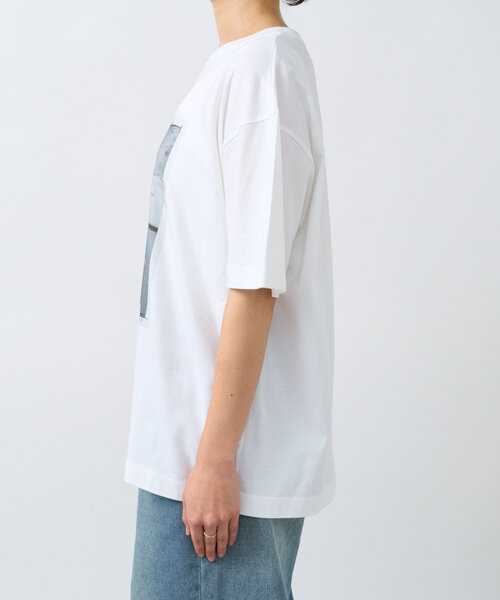 RIVE DROITE ホワイト 長袖 Tシャツ size FREE RIVE DROITE（リヴドロワ）の「カットジョーゼットプルオーバー
