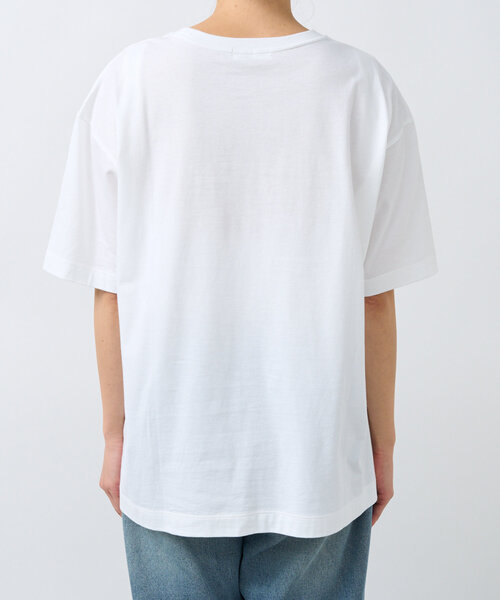 RIVE DROITE(リヴドロワ)の「【こなれ感◎】PhotoTee(Tシャツ/カットソー・レディース・オフホワイト/ピンク・FREE)」の3枚目の写真